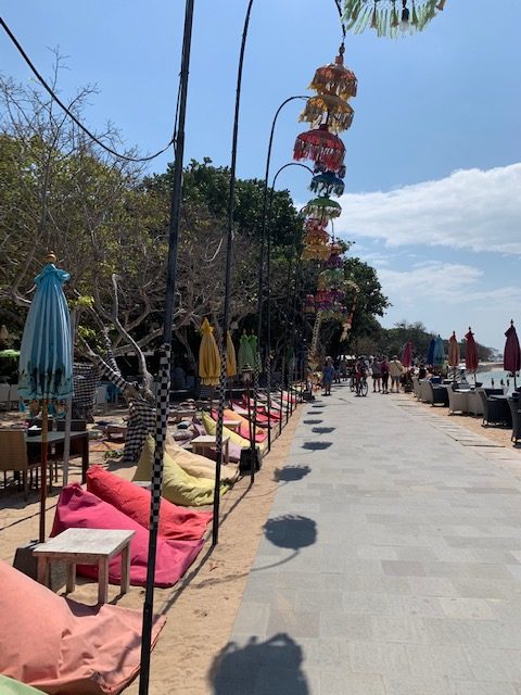 Nusa Dua restaurants and beach