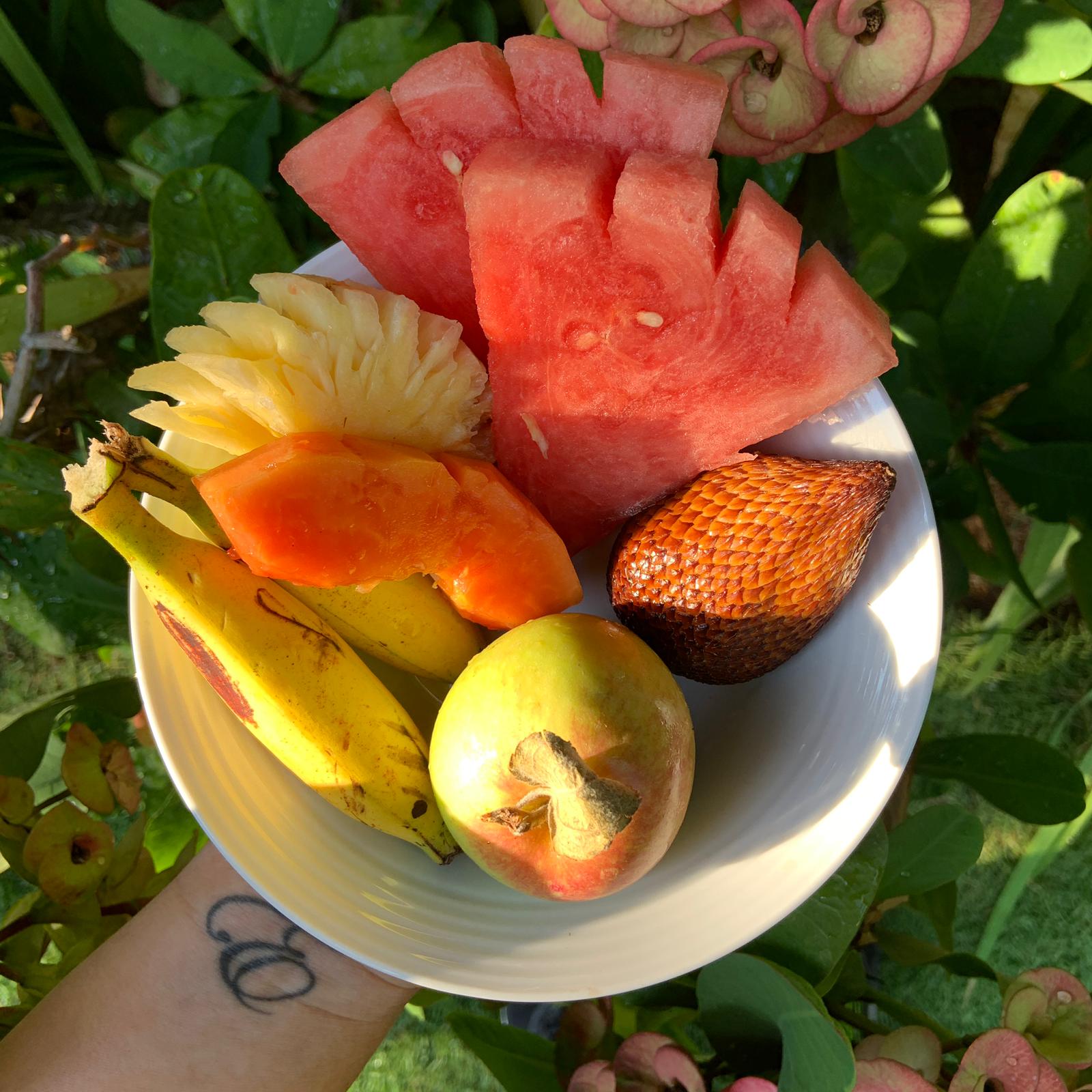 Fresh fruit and food in Bali